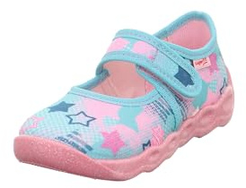 Superfit Mädchen Bubble Hellgrün/Mehrfarbig 7530 Hausschuhe, Hellgrün Mehrfarbig 7530, 36 EU