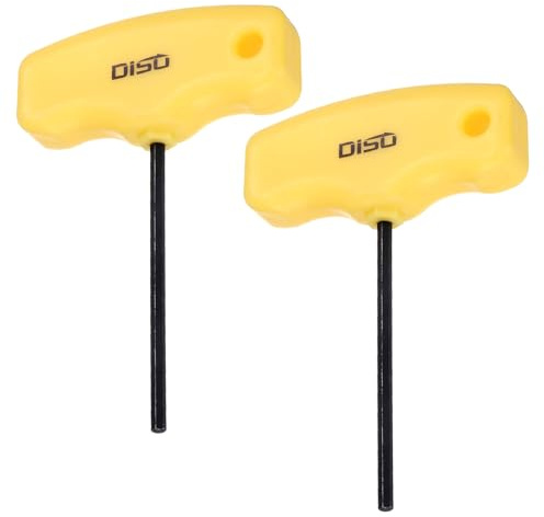 QUARKZMAN 2 Pcs de Llave Hexagonal con Mango en T de 3 mm Llave Métrica de Hexágono Interior Llaves de Boca Herramienta de Reparación para Mantenimiento, Negro