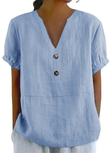 Maglia Verde Donna in Saldo Camicia Manica Lunga Bianca Donna con Brillantini Blusa Azzurra Elegante Magliette Cotone Bio Maglietta Nera in Intima Estiva Gialla Corta Giallo Limone Maniche Corte