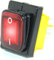 Interruptor basculante ON/Off ， Interruptor de palanca LED de 4 pines, resistente al agua, IP68, color rojo, azul y verde, KCD4 T85, 220 V, 30 A, for uso marino congelado(Red,220v)