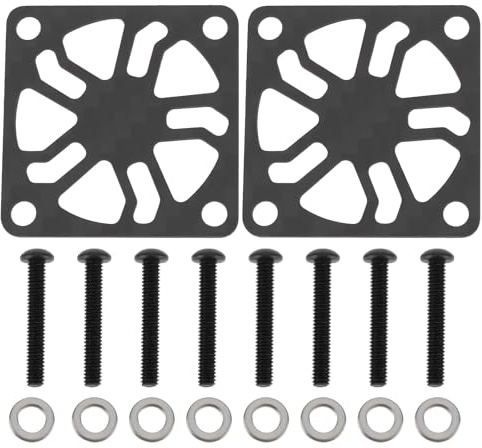 ECSiNG 2Pcs Carbon Fiber RC Motor Cooling Fan Cover 30mm x 30mm for ESC Motor Heatsink