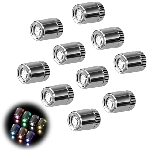 10Pcs Mini LED Lights Miniature Lights for Dollhouse Tiny LED Lights for Crafts Electric Lights Miniature Christmas Lights for DIY Models Decoration Dollhouse Accessories(7 Colors, Battery Included)