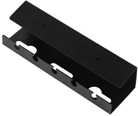 Under Desk Cable Management Tray - Cord Hider Organizer Rack | Adhesive Wire Management Holder | No-Screw Setup for TV Cabinet, Gaming Desk, Bedside Nightstand, and Office, Cords and Chargers for