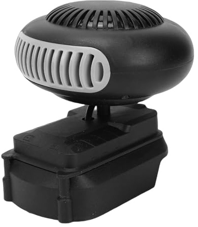 Pwshymi Chauffage Soufflant électrique Portable pour Atelier de Chantier, Chauffage Efficace, à Piles, Désembueur pour Voiture, 170 W, Camping et Extérieur
