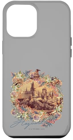 Hülle für iPhone 12 Pro Max Harry Potter Hogwarts Floral Wreath