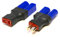 VUNIVERSUM 2er Premium Adapter Set EC5 Stecker Buchse auf T-Dean Male Female Hochstromstecker 5mm Goldstecker Adapterkabel für Lipo Akku Batterie