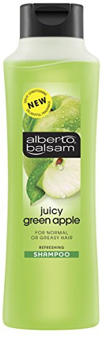 Alberto Balsam Juicy Green Apple Shampoo, 6 x 350 ml