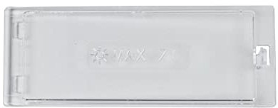 Elektrolux AEG 4055310579 ORIGINAL Lampenabdeckung Lampenglasblende Lichthaube Glasabdeckung Lampenglasdeckel Lampendeckel Abdeckung 145x55mm Dunstabzug Dunstabzugshaube auch Juno Zanker Zanussi