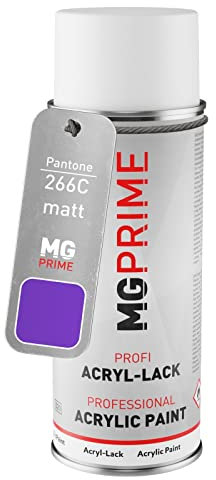 MG PRIME Pantone 266C Violet Bombe aérosol 400 ml mat séchage rapide