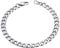 ChainsHouse Kubanische Kette Armband Herren Edelstahl Panzerkette Armbänder 6MM breit Männer Panzerarmband 21cm Gliederkette Armskette Silber Gliederarmband Armschmuck für Mädchen