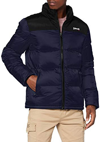 Schott NYC UTAH Jacket Mixte, Navy, L