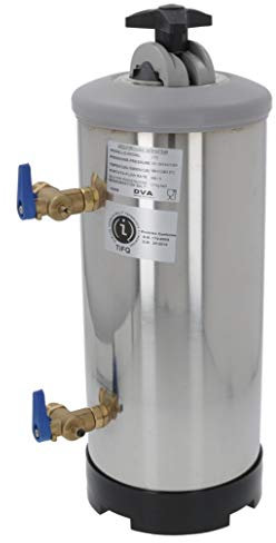 12 Litre DVA Water Softener Manual Salt Regeneration Type for Commercial Dishwasher GLASSWASHER Coffee Machines ETC.