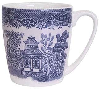 Churchill China Blue Willow Acorn Mug