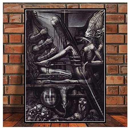 RUIYANMQ Hr Giger Li Ii Alien Horror Artwork Puzzle 1000 Teile Holz Erwachsene Kinder Lernspielzeug Dekompressionsspiel Ux99Zk