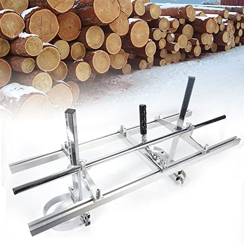 Chainsaw Mill 14-36 Zoll Kettensägen Mühle Beplankung Fräsen Mobiles Sägewerk für Kettensäge Schnittdicke 5-33 cm, Holz Motorsägen Zubehör Werkzeuge