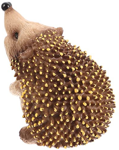 Yardwe Igel-Statue Terrarium-Bonsai-Ornament Igel-Modell Miniatur-Igel-Spielzeug Igel Figur Spielzeug Garten Kleine Statuen Kleine Tierverzierung Kleiner Igel Moos Kind Künstlich Plastik