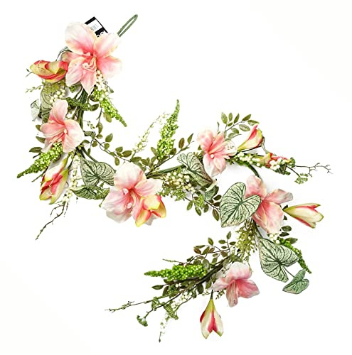 Leaf Design Artificial Garland Hanging Plants