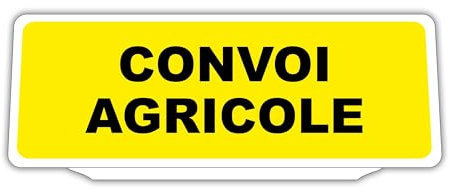 SIGNAL SAFETY Clip Plaque Pare-Soleil Voiture Convoi Agricole Rétro-Réfléchissant
