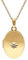 trendor Medaillon mit Diamant Gold 585/14K an vergoldeter Silberkette 15540-40 40 cm