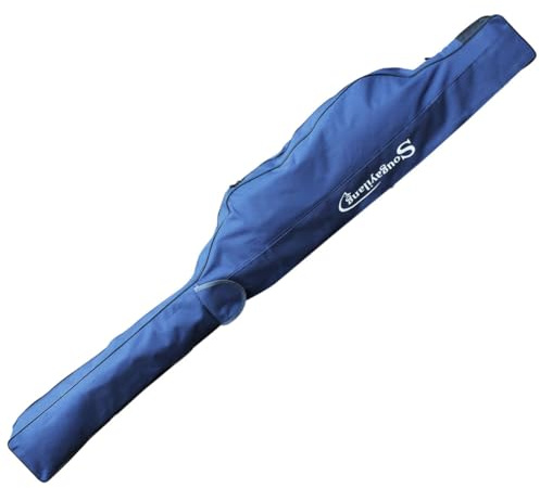 Sougayilang Angelrutenkoffer Angelrute Fall Veranstalter Angelrute Aufbewahrungstasche Angelrute und Reel Carrier Bag für Reisen 160cm/170cm