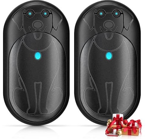 Lepwings Rechargeable Hand Warmers 2 Pack, 6000mAh Battery Long Lasting, 3 Levels Heating Electric Pocket Hand Warmer, Winter Gift for Men and Women, Ideal for Golf Hunting Hiking Outdoor Activities
