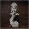 livelyfish Meditierende Buddha-Statue, Zen-Gartenstatuen, Sandstein, Denker, Buddha-Skulptur, Figur für Aquarium, Heimdekoration, Geschenk (mittel)