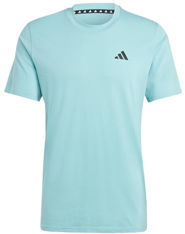 adidas Men's Train Essentials Feelready Training Tee, Mint Ton/Black, S