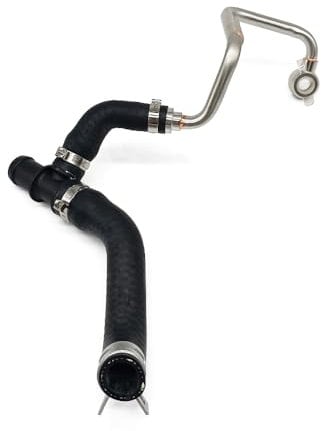 Turbolader Coo-Lant Schlauch Kühlrohr Rücklaufleitung passend für Mini Cooper R55 R56 R57 R58 R59 R60 R61 2011–2014 Kühler-Rücklaufrohr mit Aluminiumverschraubung, ersetzt 11539845352