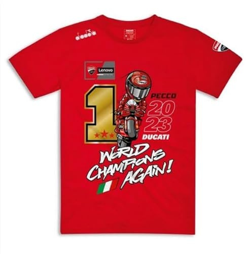 Ducati Corse World Champion Pecco Bagnaia T-Shirt Größe L 98771230-5