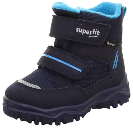 superfit Husky1, Stivali da neve Bimbo 0-24, Blu Azzurro 8010, 20 EU