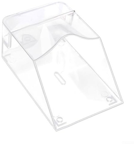 Waterproof Doorbell Cover, 1/3Pcs 111x63.5x52mm Waterproof Transparent Doorbell Push Buttons Cover Snow Rain Protection for Home, Office(3Pcs)
