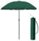2M Outdoor Garden Parasols,Garden Parasol Umbrella with Crank Handle,Adjustable Tilting UV30+ Protection Sun Shading Umbrella,Water Repellent Portable Sunshade for Balcony, Bench,Deck,Patio Green