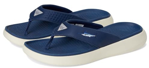 Columbia Men's Boatside Fish Flip, Carbon/Chalk, 15