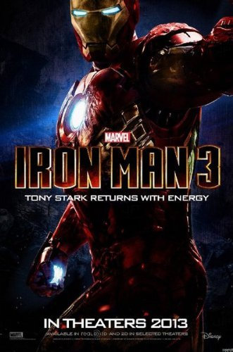 Ironman 3 Movie poster 28cmx43cm 11inx17in #a4416