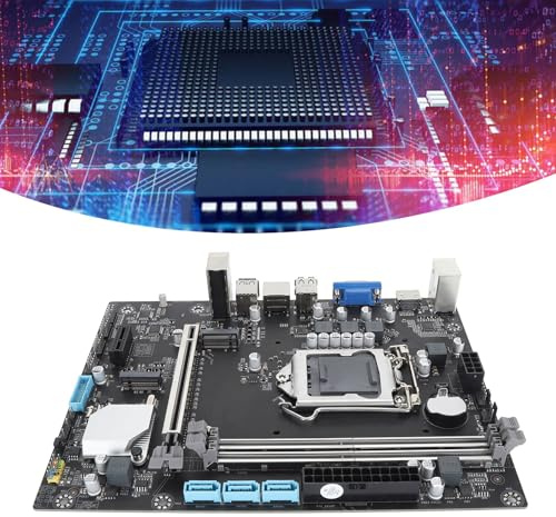 Plyisty H311M K LGA 1151 Motherboard, M.2 NVME Mining Card Motherboard DDR4 Speicher, M ATX Dual Channel, für 6/7/8/9 Gen CPU I3/i5/i7 Serie, USB2.0, USB3.0, SATA3.0 Gigabit
