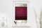 K-Home Klemmfix-Plissee 50 x 210 cm (B x L) Bordeaux Lichtschutz +++ Moderne Crushed Optik +++