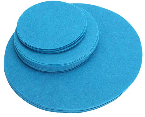 Pfannenschutz Zum Stapeln, Pfannentrenner Zum Stapeln, Filz-Anti-Reibungs-Pad, Topfschutz Zum Stapeln, Topfstapeln, Lebensmittelteller für Porzellan, Glas, Porzellanschutz (48PCS)