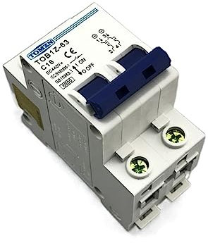 CAMCHJVVM 2P 16A DC 440V Disjoncteur MCB Courbe C