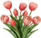 Oairse 6 Tulpen und 3 Tulpenknospen Kunstblumen Echtes Gefühl, künstliche Latex-Tulpen, Blumensträuße, Tischarrangements, Geschenk für Zuhause, Büro, Party, Hochzeit, Geburtstag, Garten