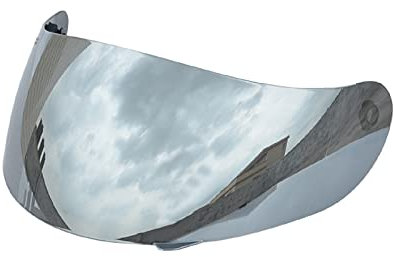 Visiere per casco , Moto Anti. -Uv Sostituzione visiera anti-graffio del del Sostituzione della visiera della lente compatibile con A-G-V K3 / K4 Obiettivo del Ca-sco della motocicletta Volto(Silver)
