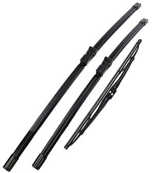 Para Seat Ibiza 6L 2006 2007 2008 Juego De Limpiaparabrisas Delantero Y Trasero Cepillos Para Parabrisas 21+19+14+19''