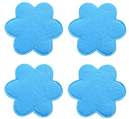 XZQYDS Tableware Storage Bags 4 Pcs Flower Shaped Fork Bag