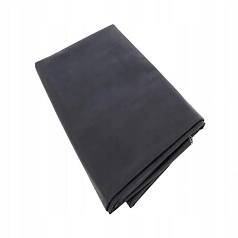 Strapazierfähige schwarze Gummi-Teichfolie, 5 x 5 m, wasserdicht, wetterbeständig, für verstärkte Landschaftsgestaltung und Fischteiche