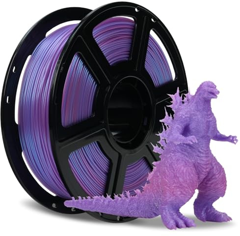 FLASHFORGE Chameleon Gradient Rapid PLA Filament Blue & Pink, High Flow Speedy Filament 1.75mm Max 500mm/s Fast Printing, Displays Shimmering Effects from Various Angles and Light