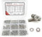 680 Stück M2 Schraubensortiment Set mit Muttern und Unterlegscheiben - 304 Edelstahl Innensechskantschrauben in M2*4/6/8/10/12/16 mm - Metrisches Maschinenschrauben-Set für Präzisionsmontage