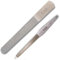 Nail File Diamond Deb Nail File Set Foot Dresser Stainless Steel - Double Sided Diamond Dust Coating Podiatry Foot Care Instruments Professional Quality Product Chiropody File - Viva (20cm)