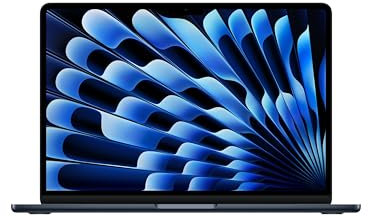 Apple 2025 MacBook Air de 13 Pulgadas con Chip M4: diseñado para Apple Intelligence, Pantalla Liquid Retina de 13,6 Pulgadas, 16 GB de Memoria unificada, 512 GB SSD, Teclado español; Medianoche