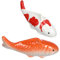 YARNOW 2 StüCk Schwimmende Keramikfische FüR Teichdeko Und Aquarium, Dekorative Fischfiguren FüR Garten, Badewanne Und Miniteich