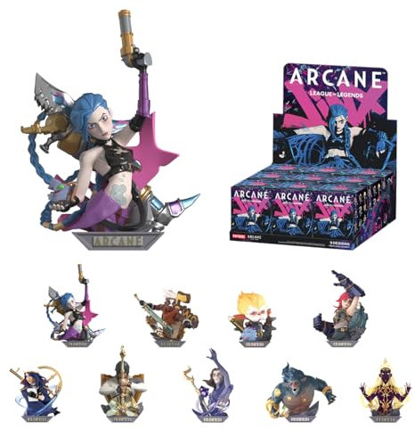 POP MART League of Legends: Arcane Series Figures Anime Actionfiguren Sammelfiguren Sammler Kunstspielzeug Spielzeug Figuren Geschenk Whole Set
