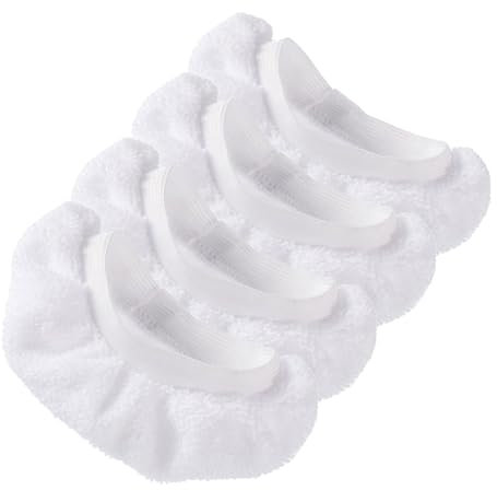 4 pezzi lavabili riutilizzabili vapore mop pad per vapore portatile pulitore panno in microfibra per varie superfici pulizia